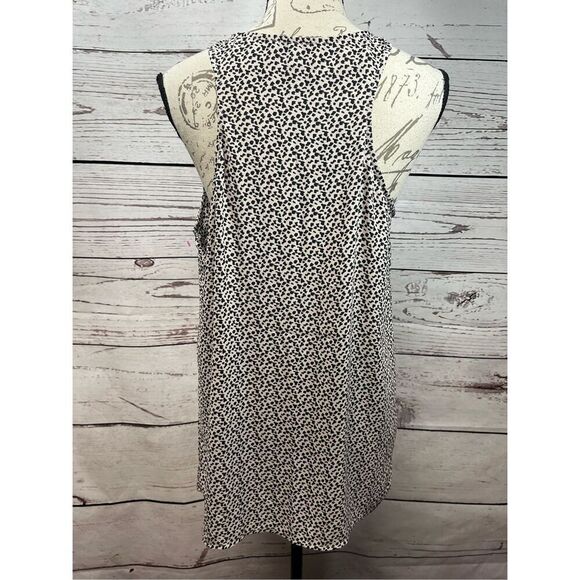 Cabi size large tan and black animal print sleeveless blouse - 3089 - Picture 2 of 4